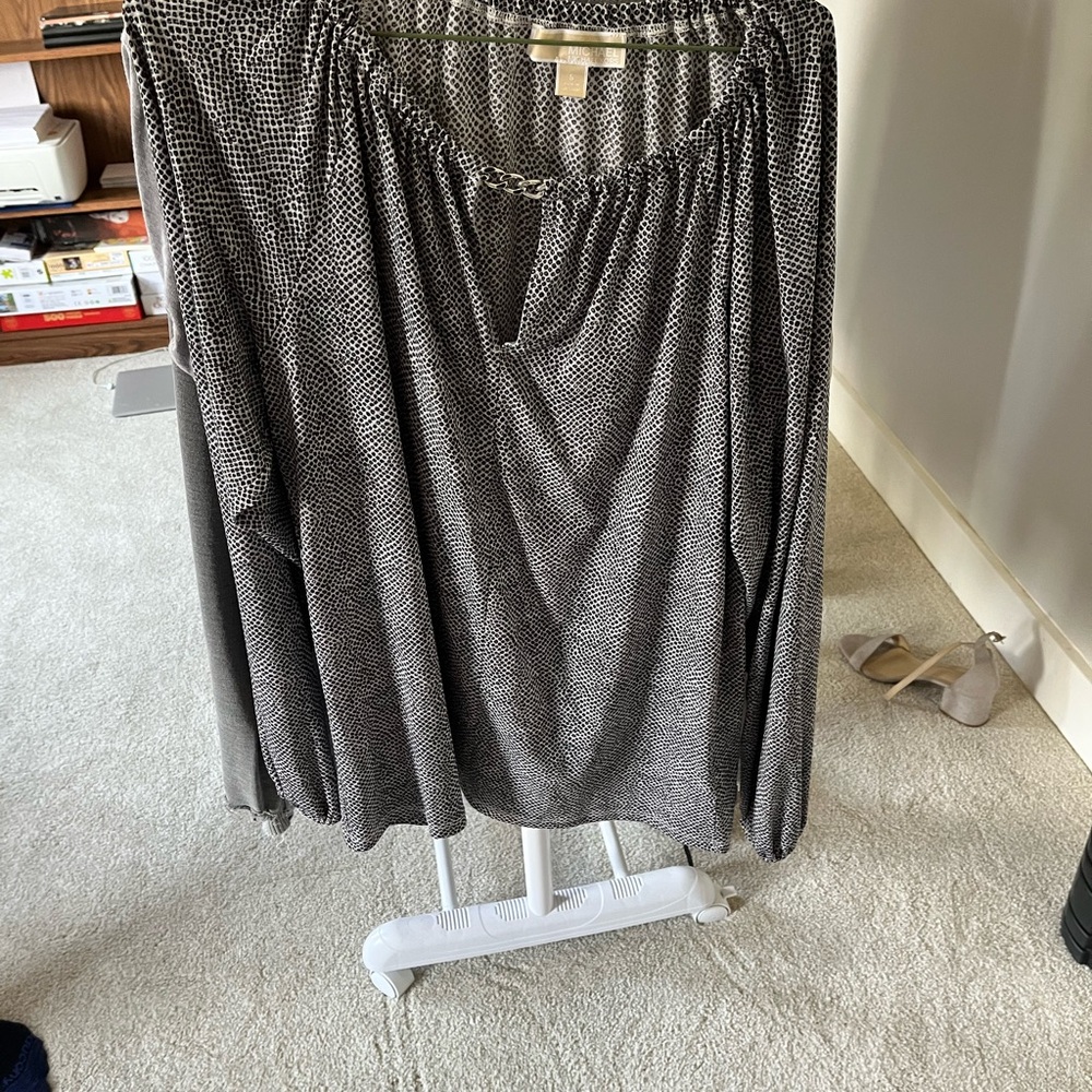 MICHAEL Michael Kors Black and White Blouse